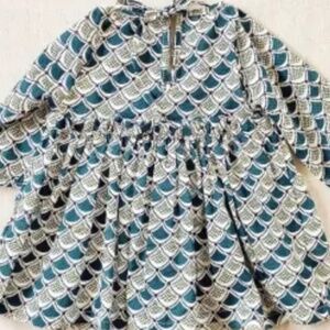 Mabo Kids Georgie Dress Emerald Scales Size 8/9